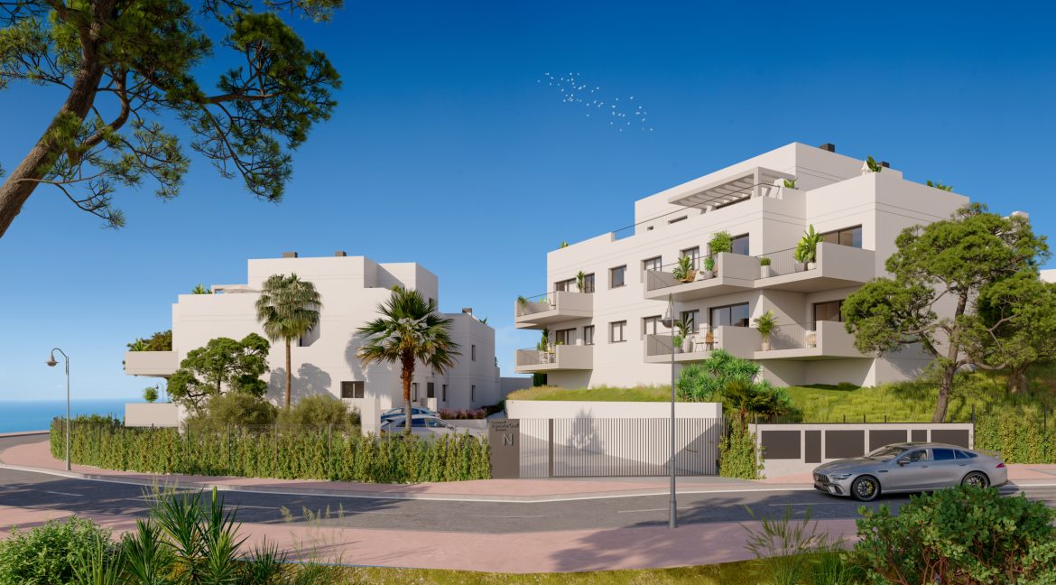 For sale new build golf apartments Caleta de Velez (1)
