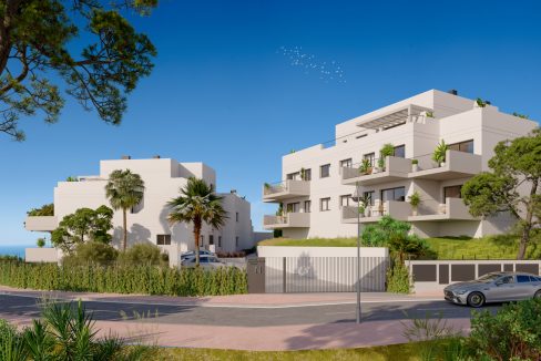 For sale new build golf apartments Caleta de Velez (1)