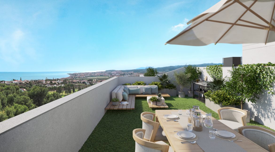 For sale new build golf apartments Caleta de Velez (10)