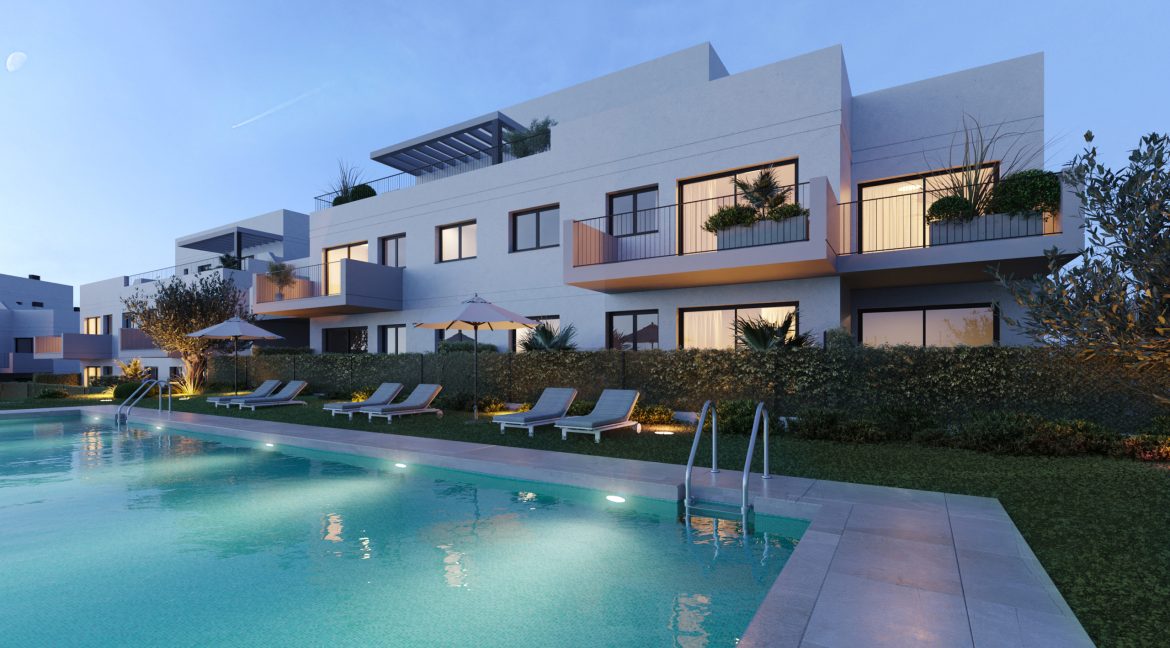 For sale new build golf apartments Caleta de Velez (11)